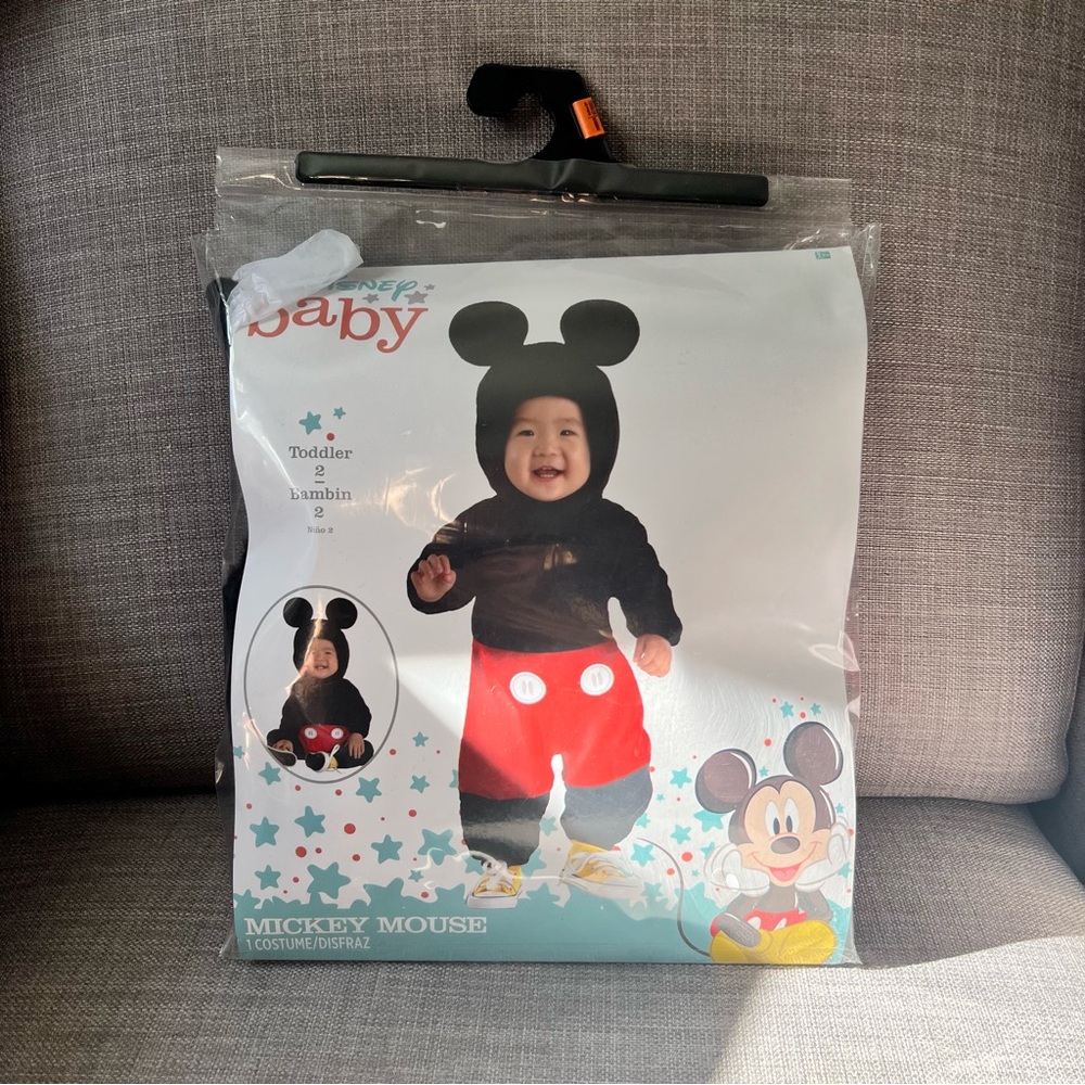 Disney 2T Toddler Mickey Mouse Costume
